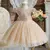 Vestido De Festa Bordado e Laço - Use Miss Moda Infantil