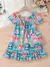 Vestido Infantil Estampa de Animal com Bolsinha - Use Miss Moda Infantil