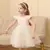 Vestido Infantil Tule Com Pérolas