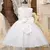 Vestido Infantil Aplique de Flore e Laço - loja online