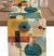 Caminho de Mesa Abstrata Arte Linho Geométrico