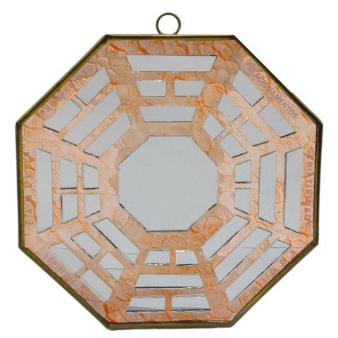 Baguá Espelhado Laranja Médio