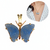Pingente de Pedras Naturais Borboleta P