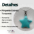 Pingente de Pedras Naturais Estrela