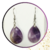 Brinco de Pedras Naturais Gota M - loja online