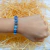 Pulseira de Pedra Quartzo Azul - Unissex na internet