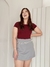 Short Saia Íris - Cinza - Muse Lab 