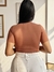 Cropped Noir - Marrom - loja online
