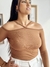 Blusa Gaiah - Marrom na internet