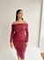 Vestido Thalia - Bordô - comprar online