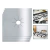 Imagen de Protector de Cocina Teflon Antiadherente 2 Hornallas Plateado