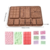 Molde Silicona Chocolate Tableta Corazón Craquelada - tienda online