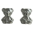 Arete Pendiente Mujer Plateado
