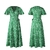 VESTIDO CRUZADO VERDE