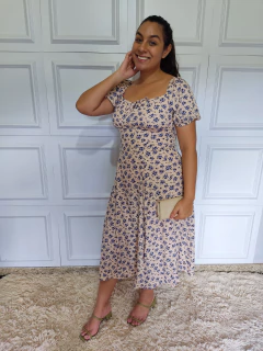Vestido Midi Floral na internet