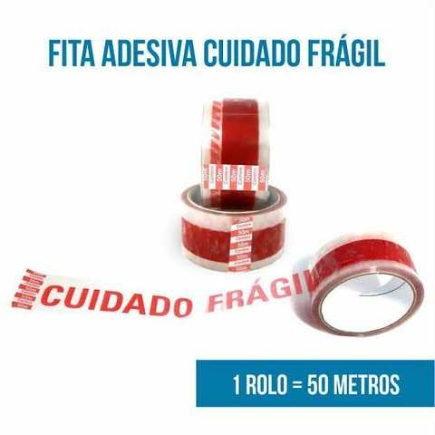 Fita Cuidado Fragil 48mm x 50m - comprar online