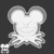 Cortador de Biscoito HALLOWEEN - MICKEY MOUSE JACK SKELLINGTON