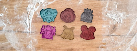 PACK 6 CORTADORES DE ONE PIECE