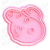 Imagem do KIT DE CORTADORES DE BISCOITOS CABEÇAS PEPPA PIG 1