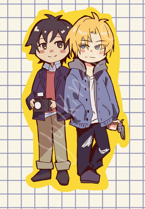 Ash/Eiji Sticker