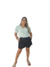 Blusa com manga curta