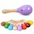 Chocalhos de madeira montessori para brinquedos do berço do bebê chocalho brin - loja online