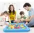 Conjunto de brinquedo de pesca infantil com pressa magnética e peixe, piscina i