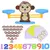 Brinquedo Matemático Montessori para Crianças, Balança Digital do Macaco, Mat - loja online