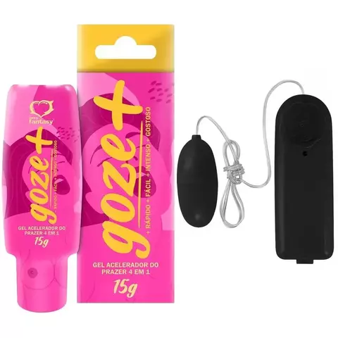 Kit Promocional com Goze+ e Bullet Mini Vibrador Preto