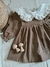 Vestido cuello manga larga Choco - comprar online