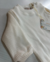 Body manga larga wafle frisado crema en internet