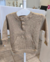 Buzo Nido de Abeja Beige - comprar online