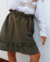 Pollera Tusor Gris - comprar online