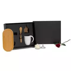 Kit Para Café Com Vela Aromatizada - 4 Pçs - comprar online