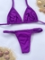 Conjunto Cortininha Fita Malha Premium - Roxo