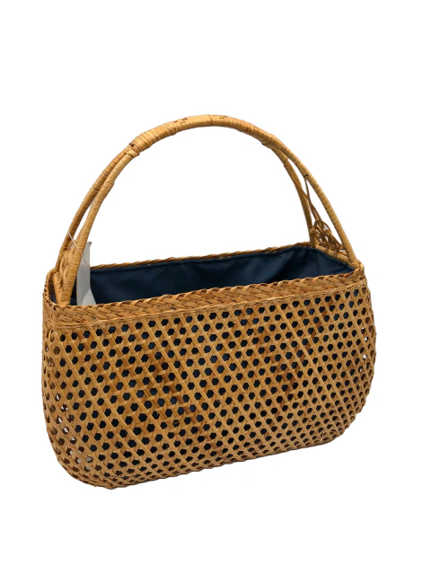 BOLSA DE MÃO DE PALHA COM FORRO