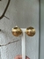 BRINCO BOLA DE PRESSÃO DOURADO