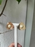 BRINCO COM PEROLA DE PRESSÃO DOURADO