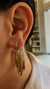 BRINCO ARGOLA DOURADO COM ZIRCÔNIA - comprar online