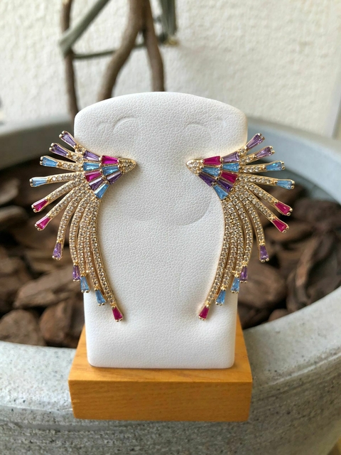 BRINCO EAR CUFF CRAVEJADO DE ZIRCÔNIA