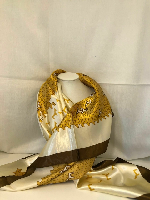 LENÇO DE CETIM ESTAMPADO - comprar online