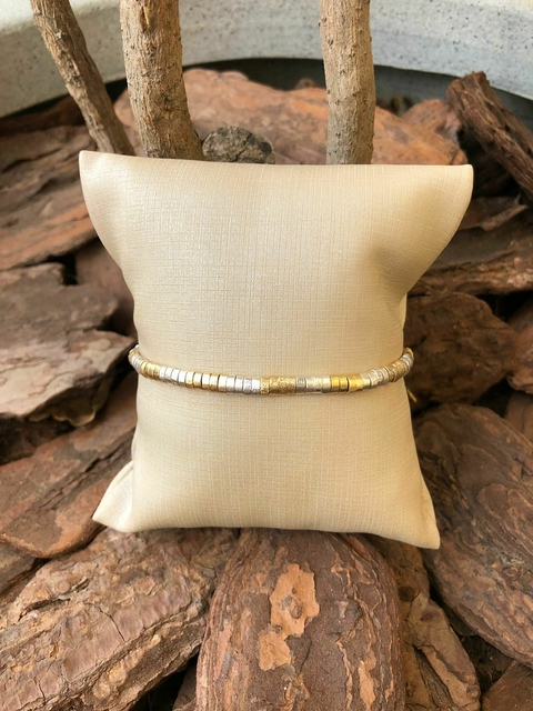 PULSEIRA CORDÃO COM CANUTILHO DOIS BANHOS