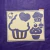 Vinilo decorativo de corte - Cupcakes - violeta - comprar online