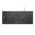 Teclado Com Fio Mini Multimídia Conexão Usb Cabo De 150cm Teclas Chocolate Preto Multilaser Tc154