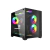 Gabinete Gamer Forcefield Black Vulcan - Frontal E Lateral Em Vidro - Pcyes Gffbvp
