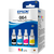 Kit Refil Tanque Tinta Epson T664 Preto/Ciano/Margenta/Amarelo Epson T664520-4p (4 Unidades)