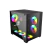 Gabinete Gamer Forcefield Black Vulcan - Frontal E Lateral Em Vidro - Pcyes Gffbvp - comprar online