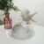 Queijeira de Cristal de Chumbo Com Tampa 20cm - comprar online