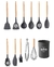 Conjunto 12 Peças Utensílios Cozinha Silicone Com Suporte - loja online