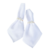 Kit Anel Para Guardanapos Pérola Duplo Grande 4cm x 3cm Argola Dourado